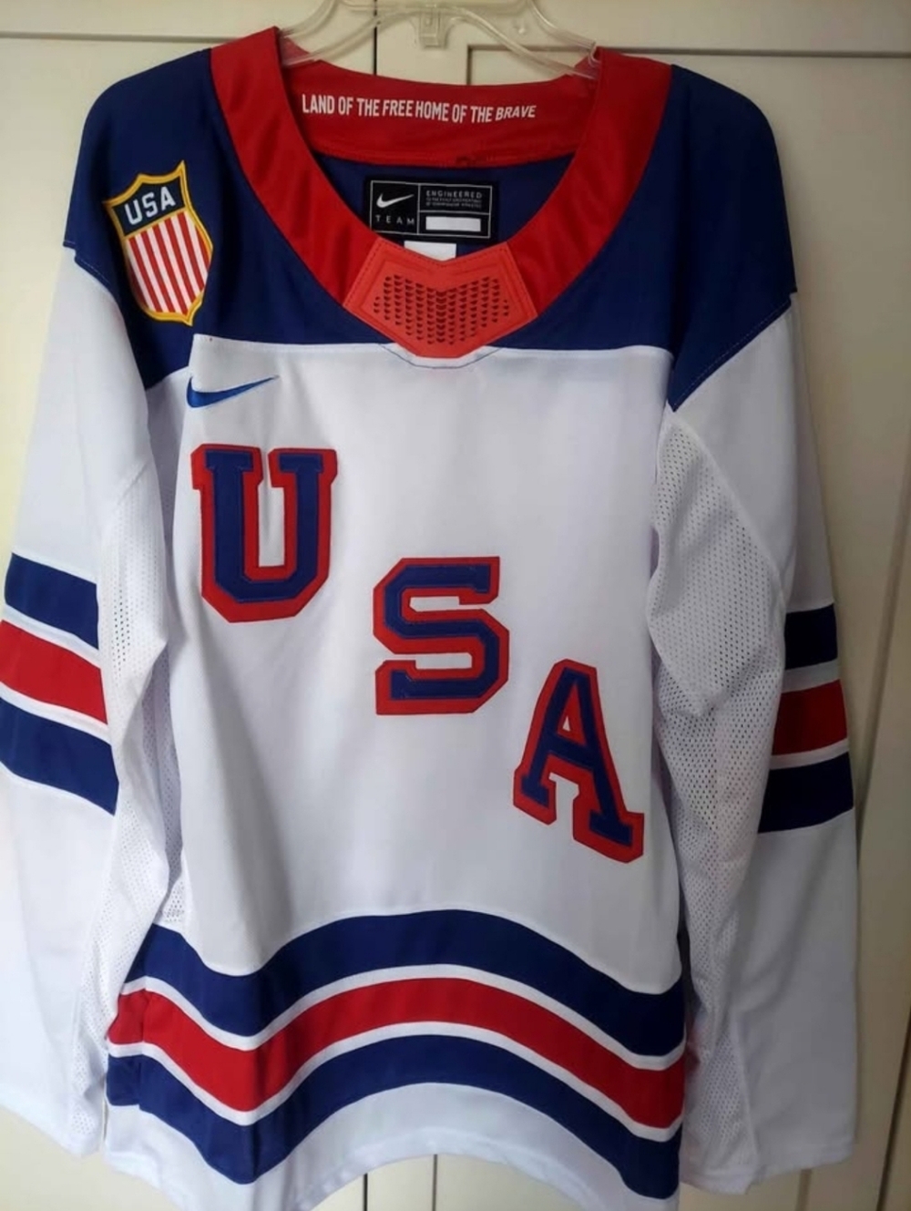 USA Hockey 2026 Stitched White Jersey. NWOT. Ships Same Day.